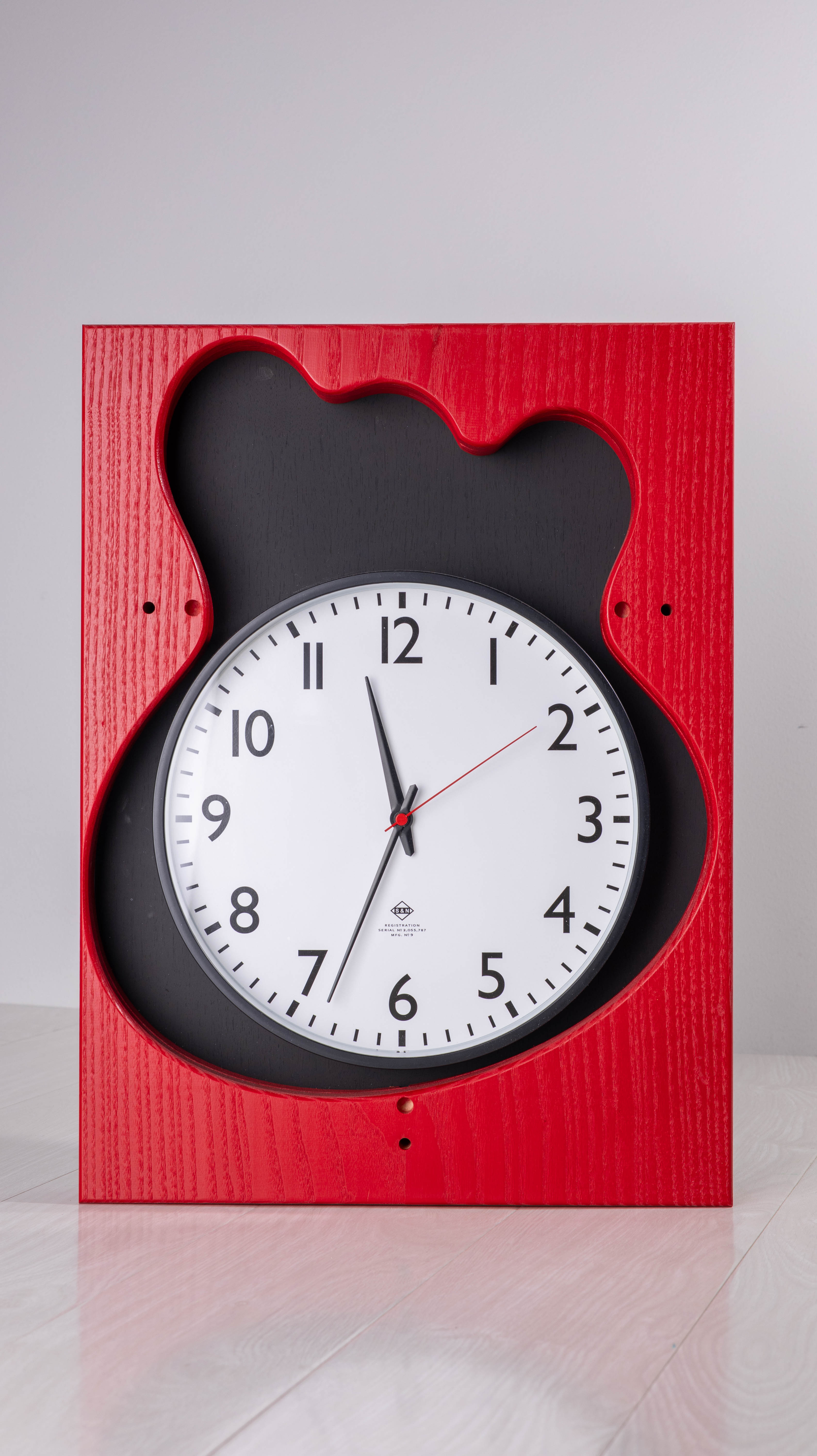Red Ash Clock