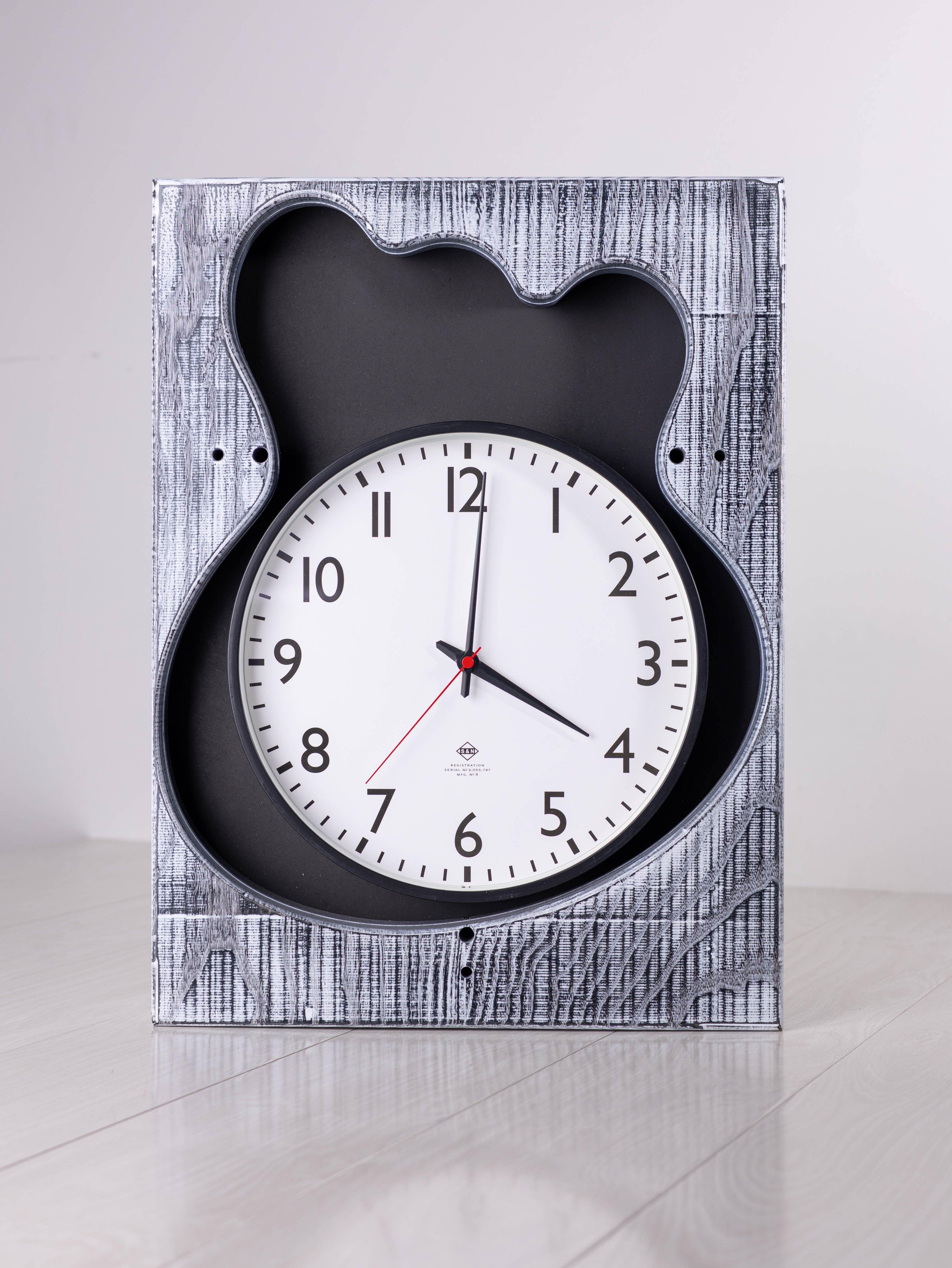 Ash Guitar Body Clock