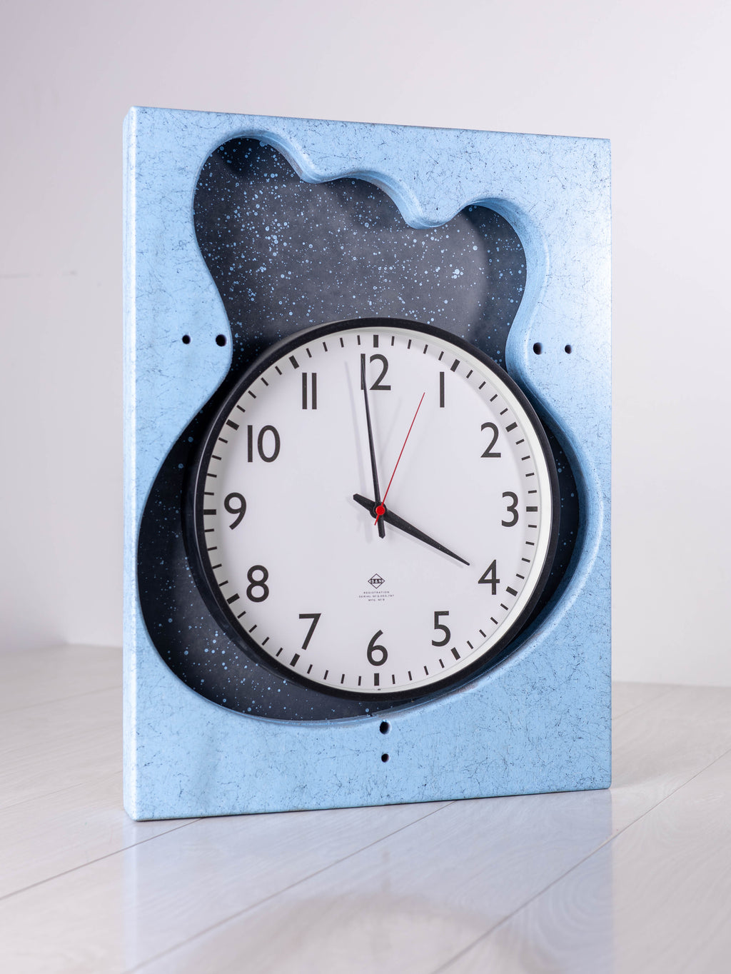 Mahogany Guitar Body Clock