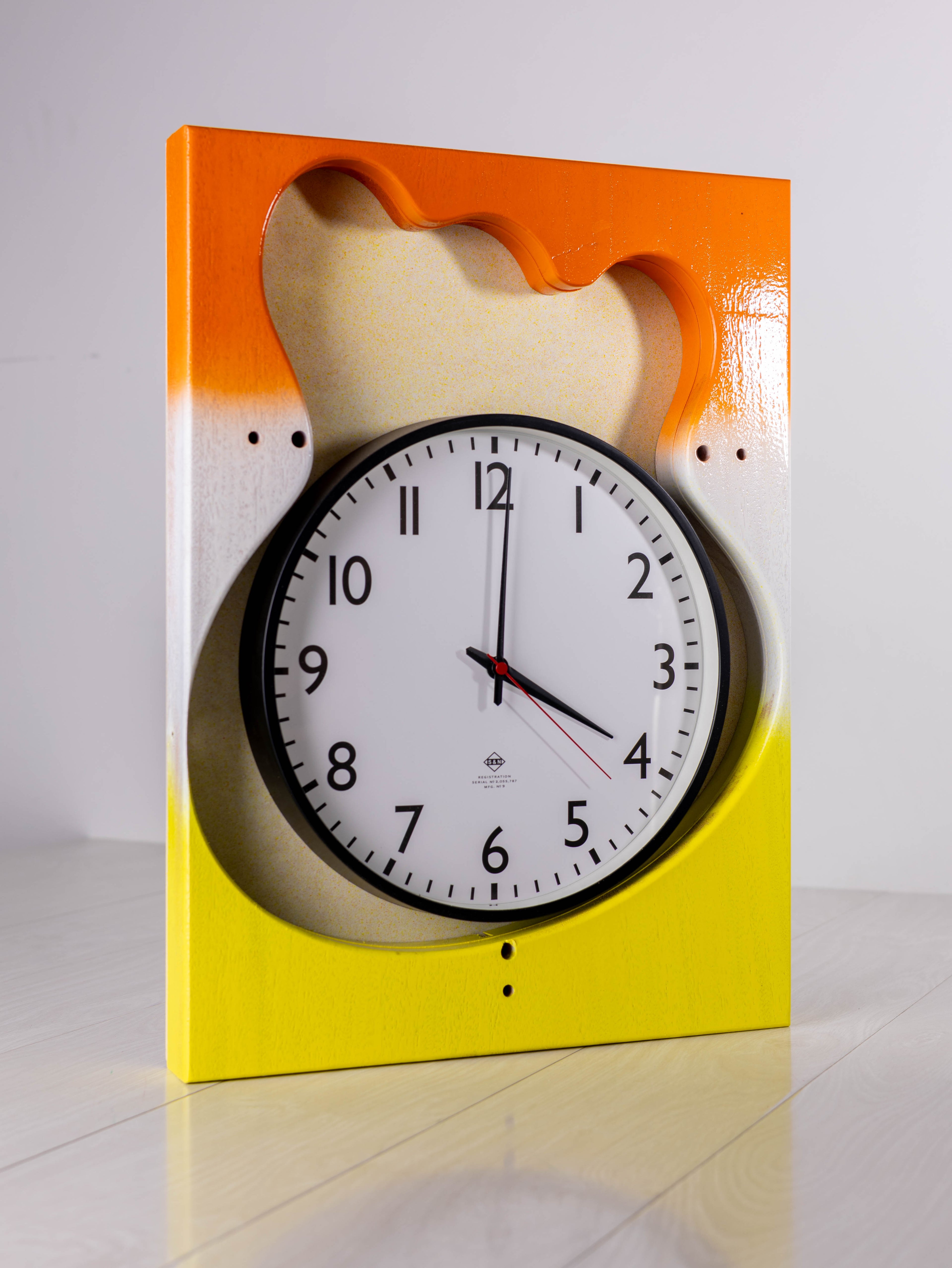Ash Candy Corn Guitar Body Clock