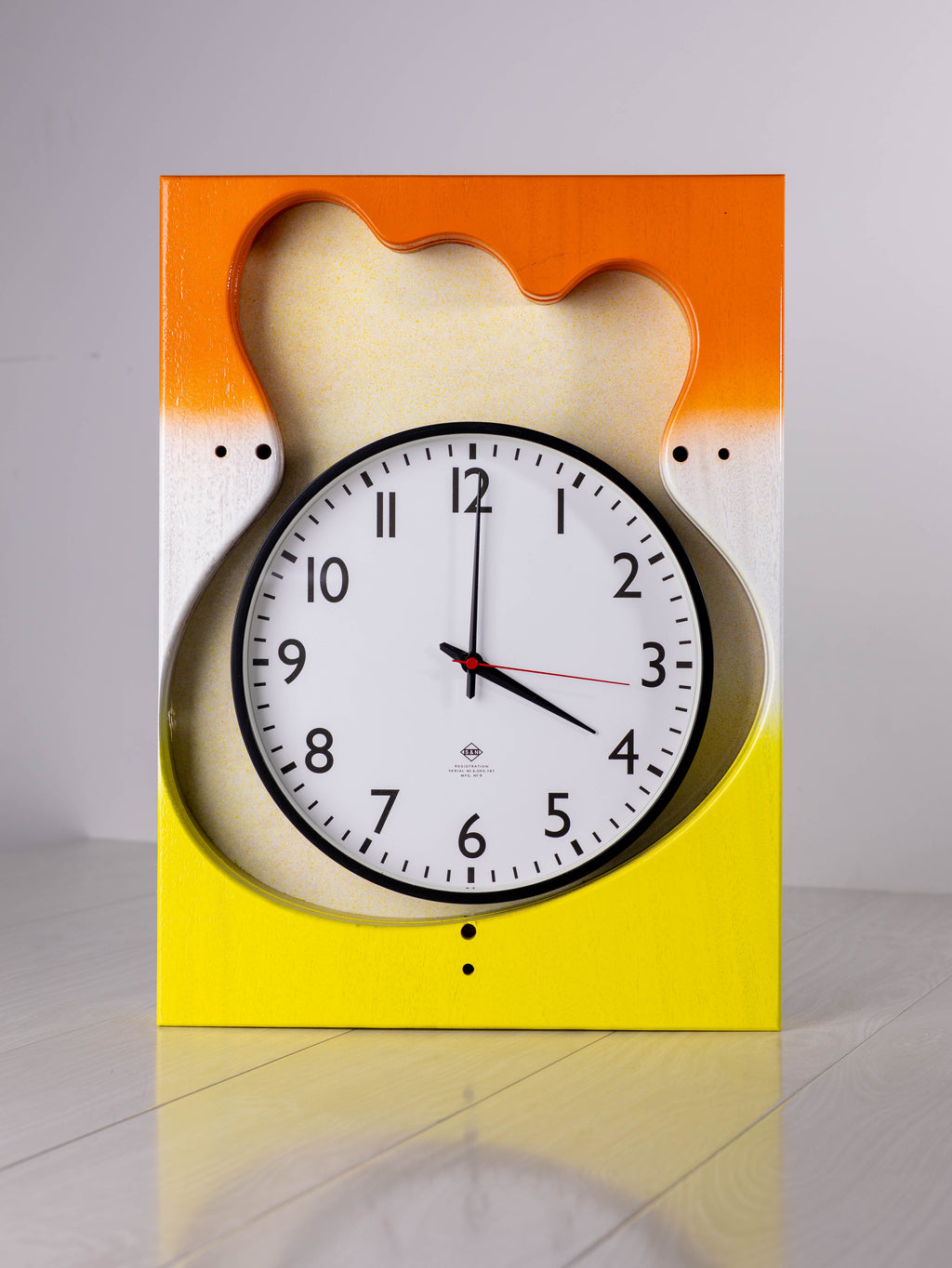 Ash Candy Corn Guitar Body Clock