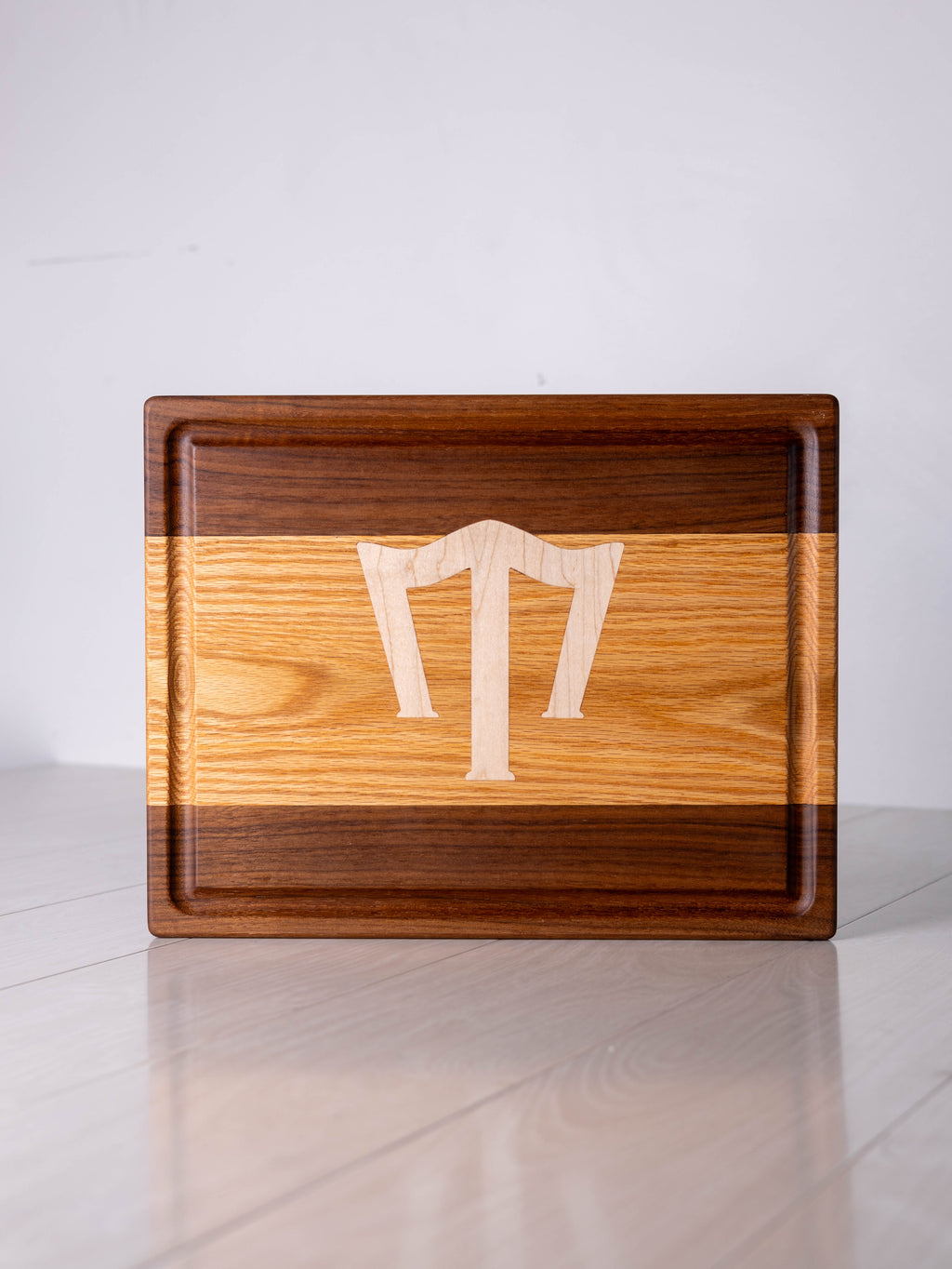 Walnut / Ash w/ Maple inlay Cutting Board