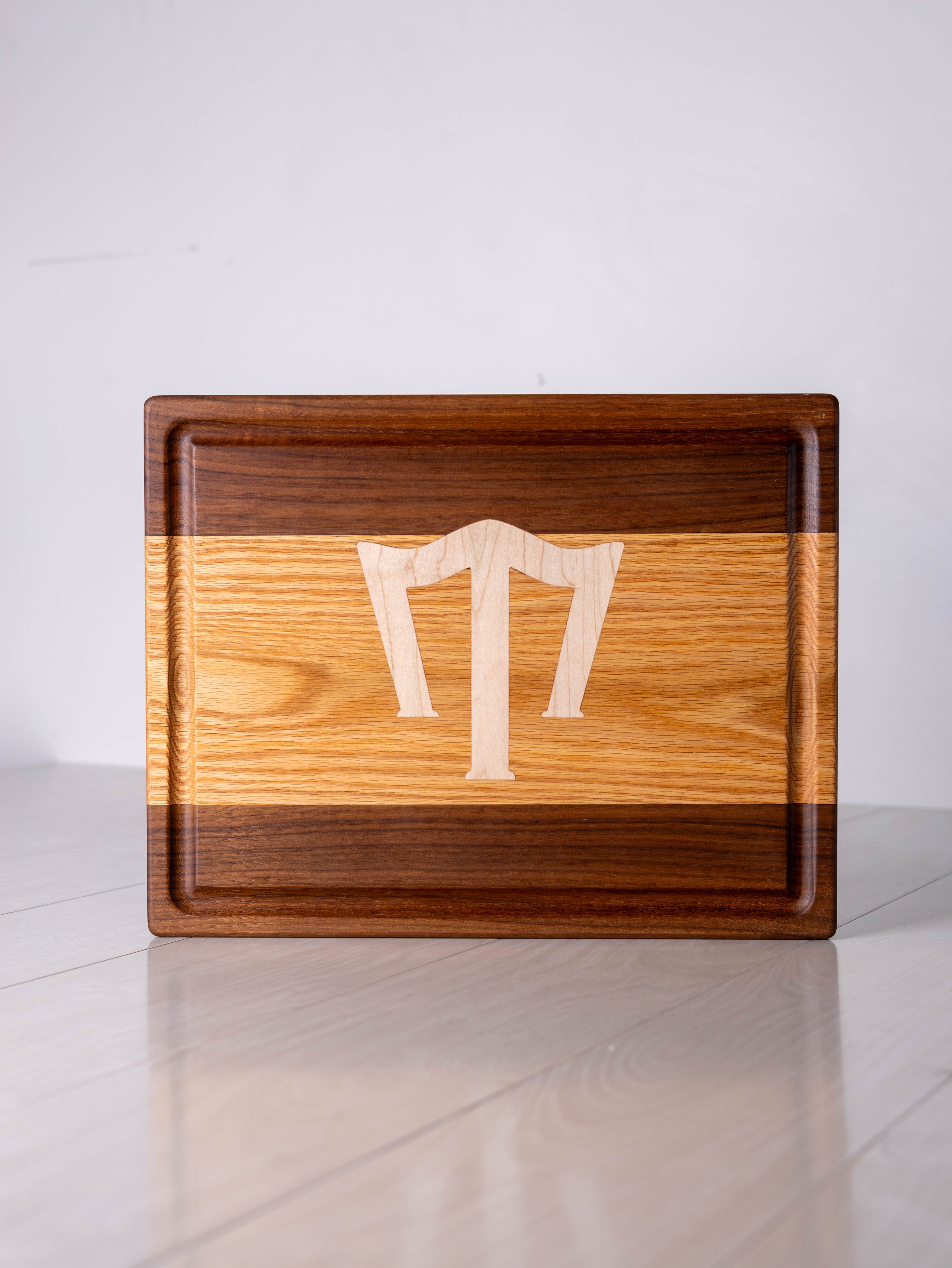 Walnut / Ash w/ Maple inlay Cutting Board