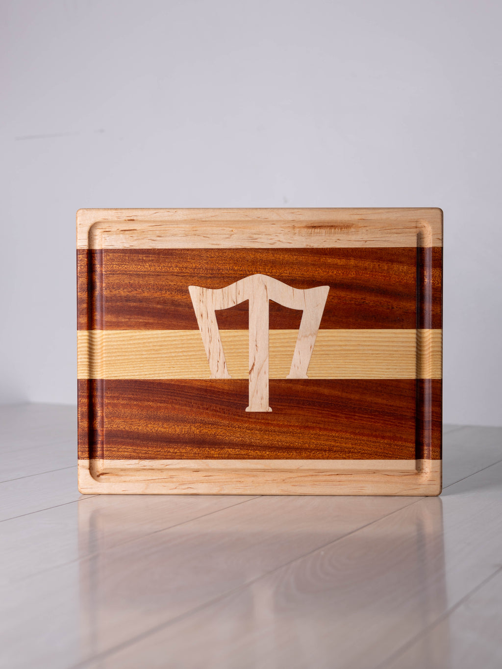 Maple / Mahogany w/ Maple inlay Cutting Board