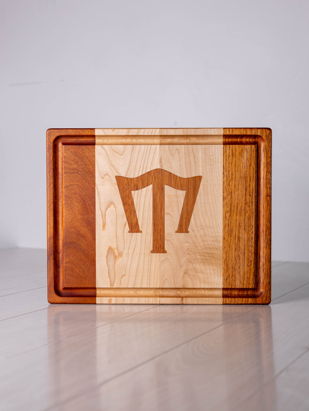 Mahogany / Maple w/ Mahogany inlay Cutting Board