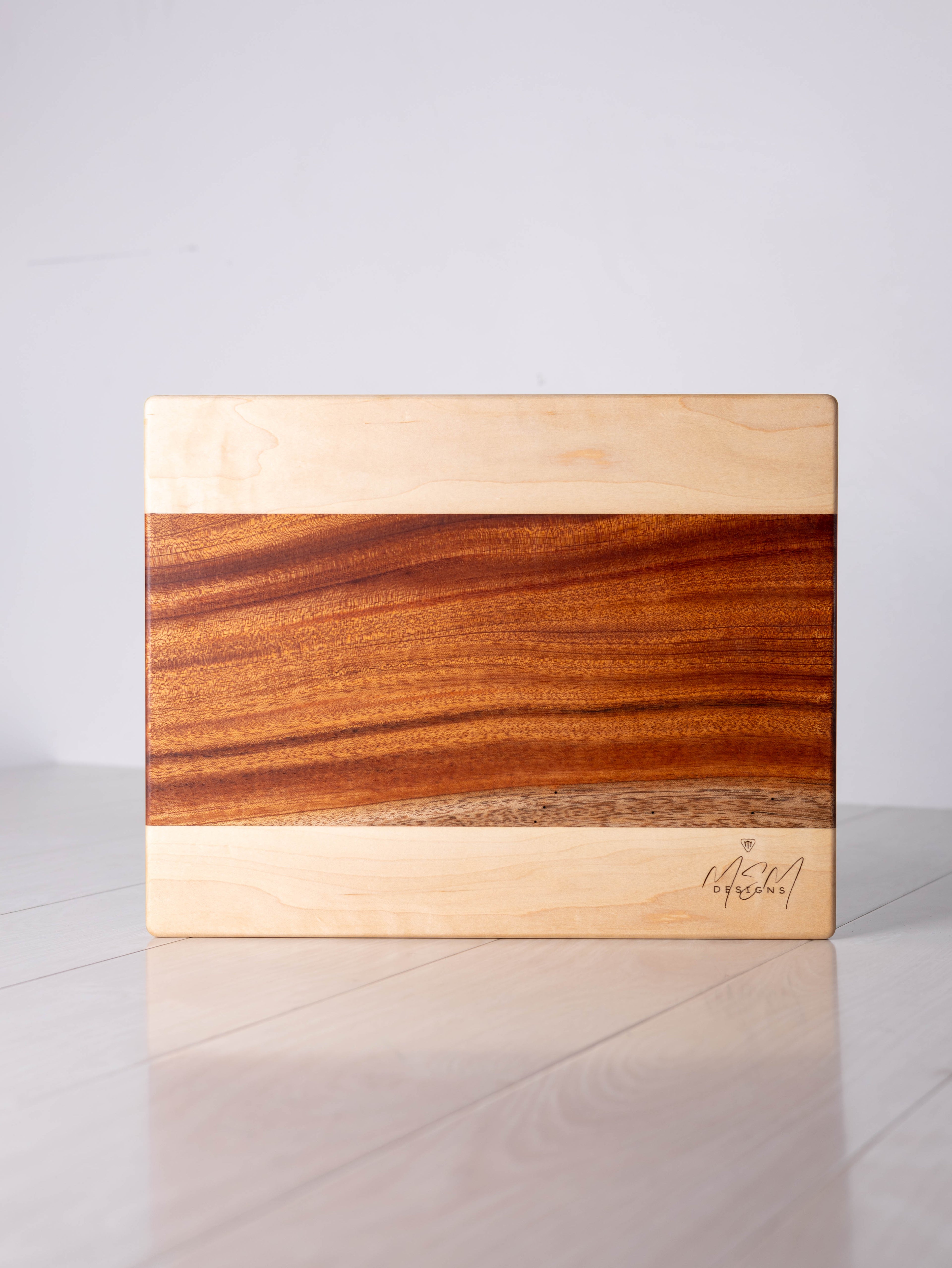 Maple / Mahogany w/ Maple inlay Cutting Board