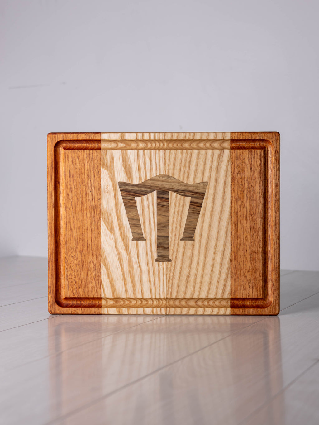 Mahogany / Ash w/ Black Limba Cutting Board