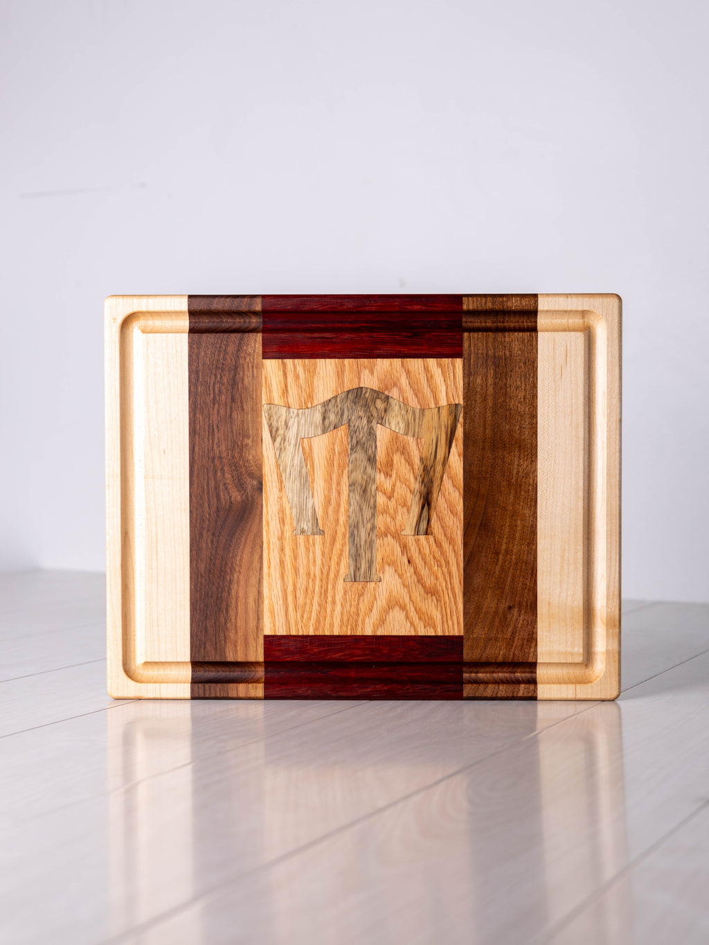 Maple / Walnut / Ash / Padauk w/ Black Limba Cutting Board