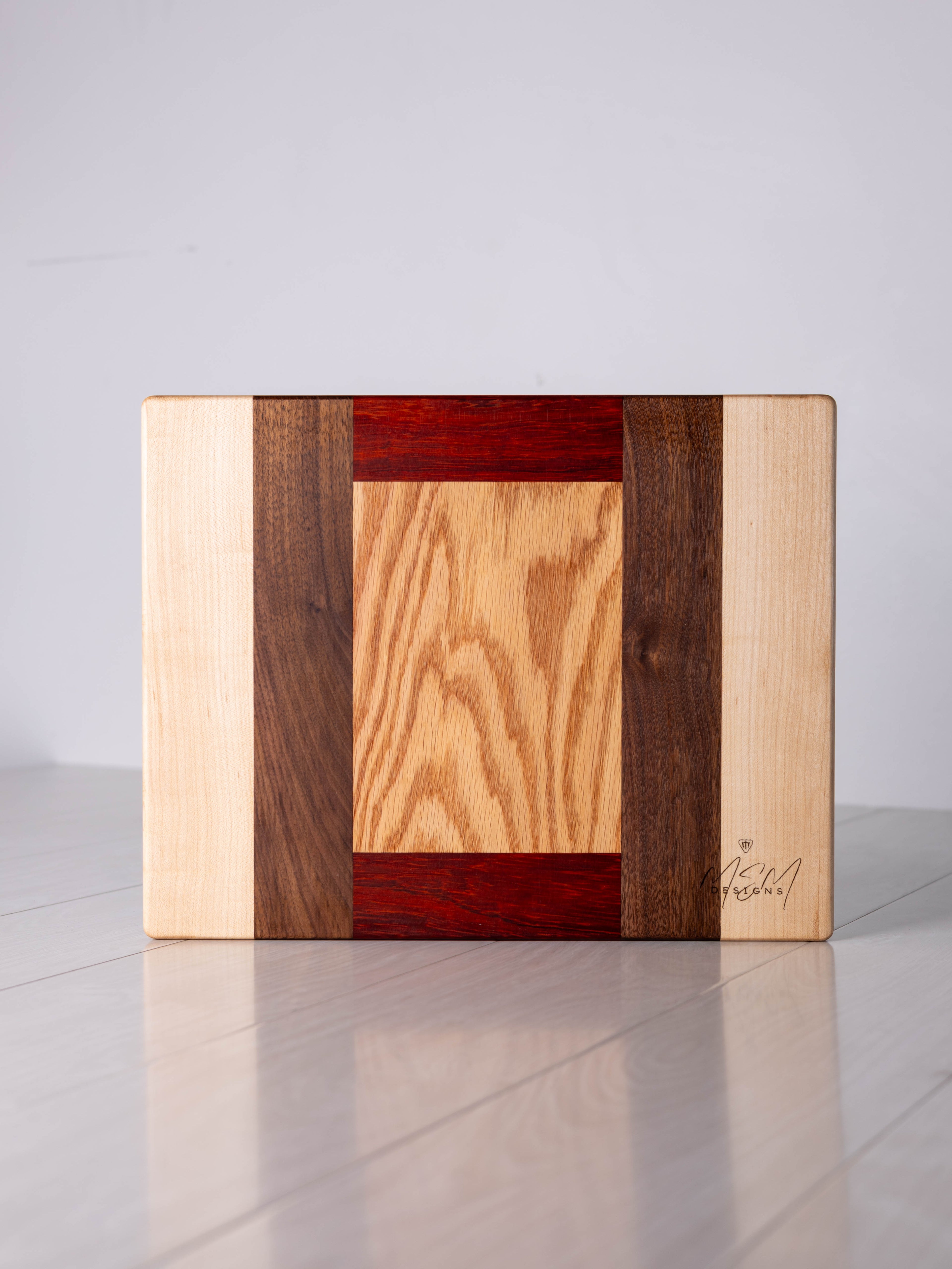 Maple / Walnut / Ash / Padauk w/ Black Limba Cutting Board