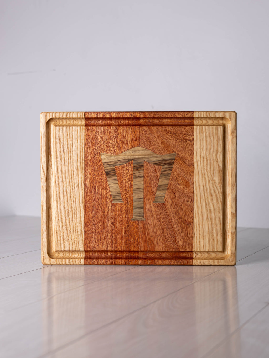 Ash/Mahogany w/ Black Limba inlay Cutting Board