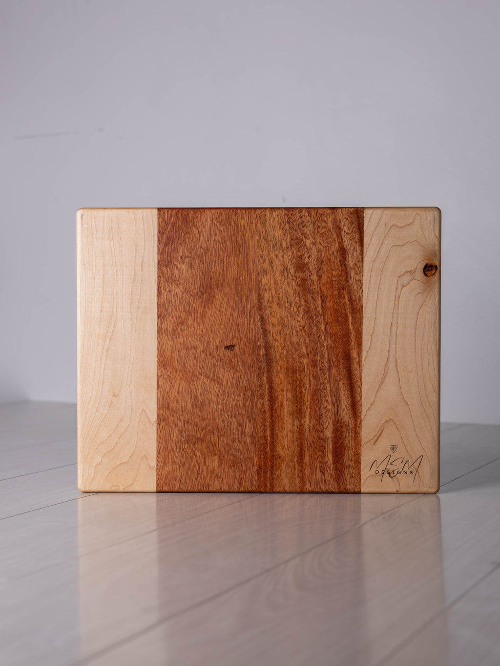 Maple/ Mahogany w/ Maple inlay Cutting Board