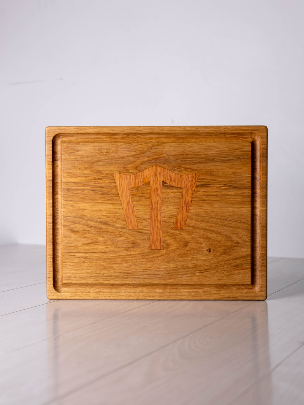 White Oak w/ Mahogany inlay Cutting Board