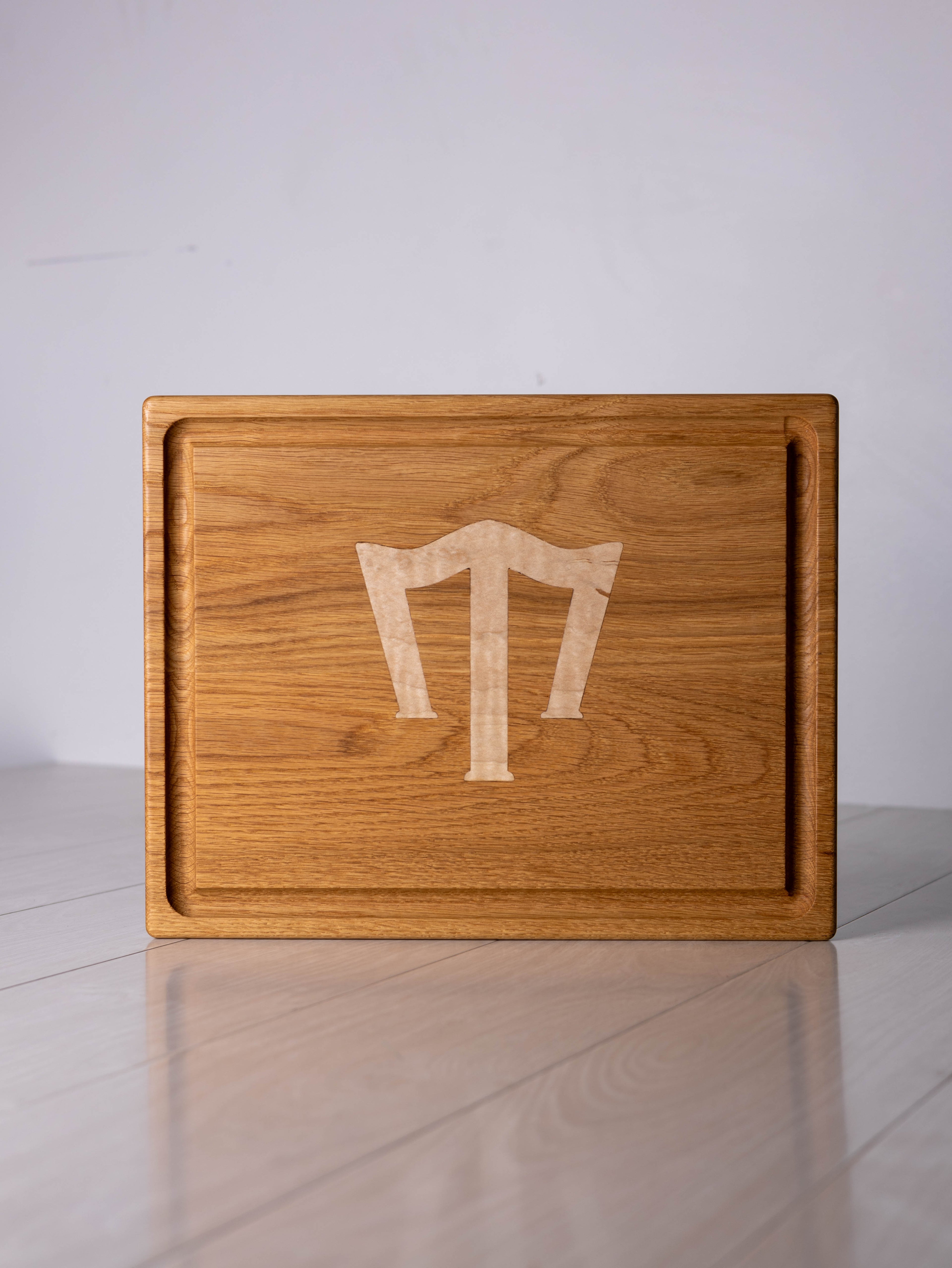 White Oak w/ Maple inlay Cutting Board