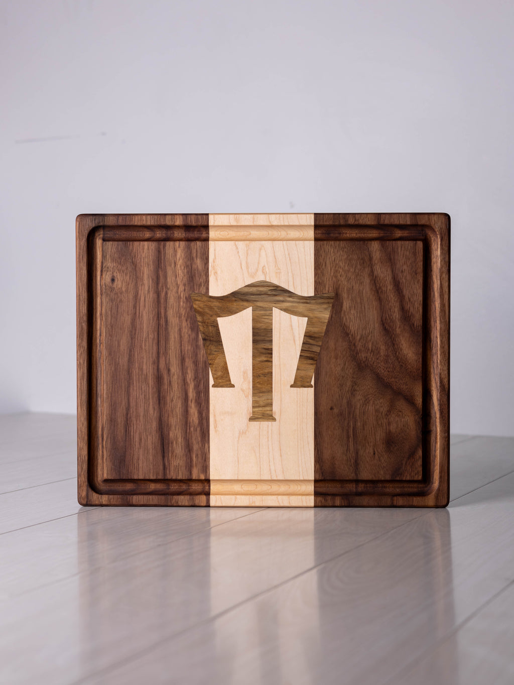 Walnut/Maple w/ Black Limba inlay Cutting Board