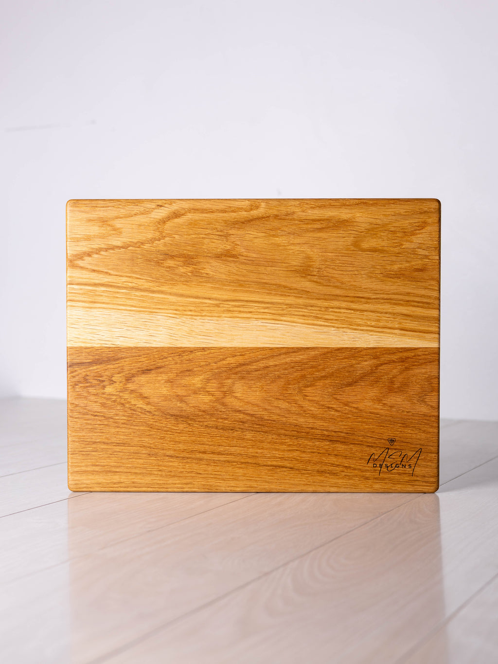 White Oak w/ Walnut inlay  Cutting Board