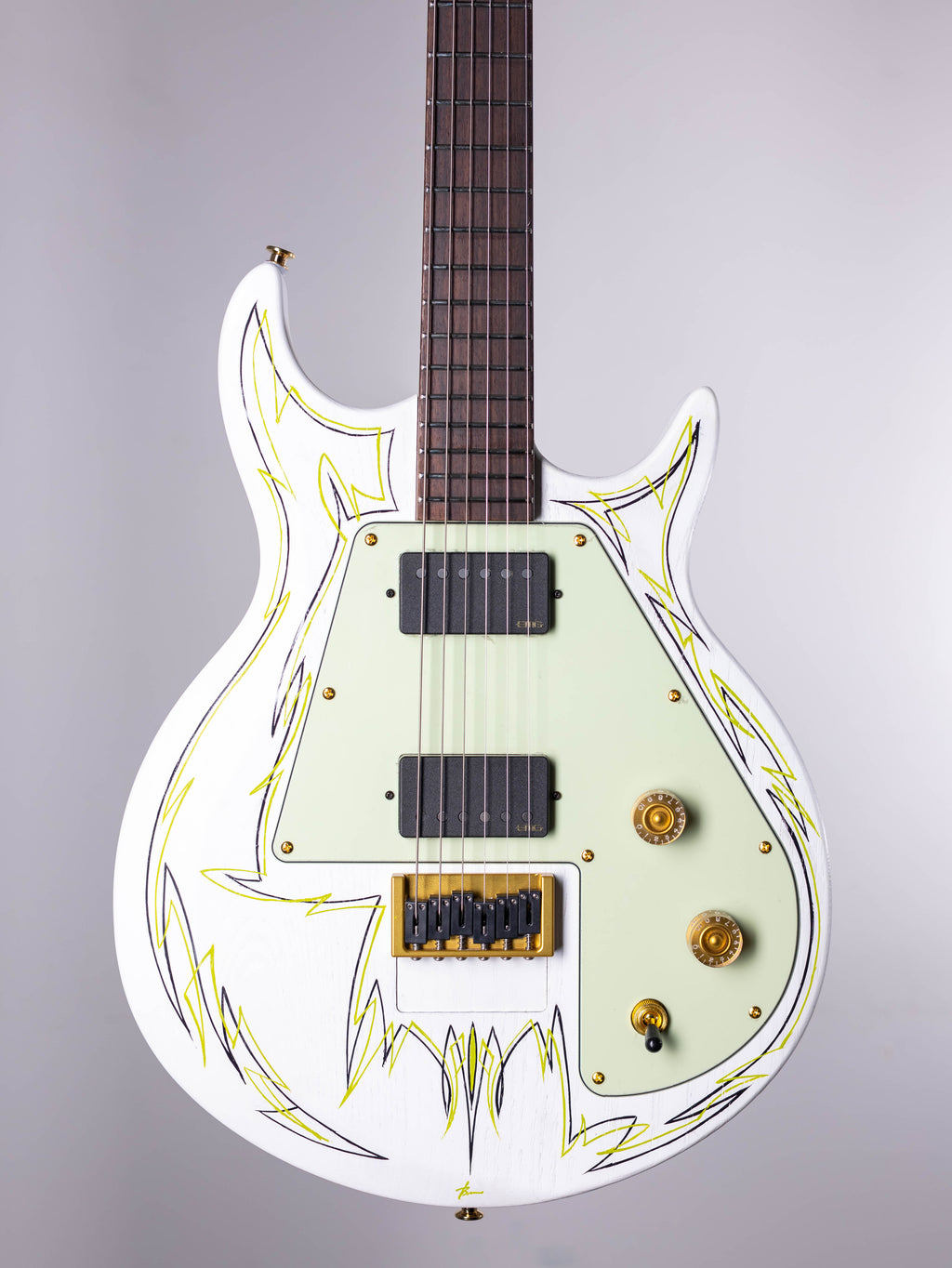 White Pinstripe Gripper