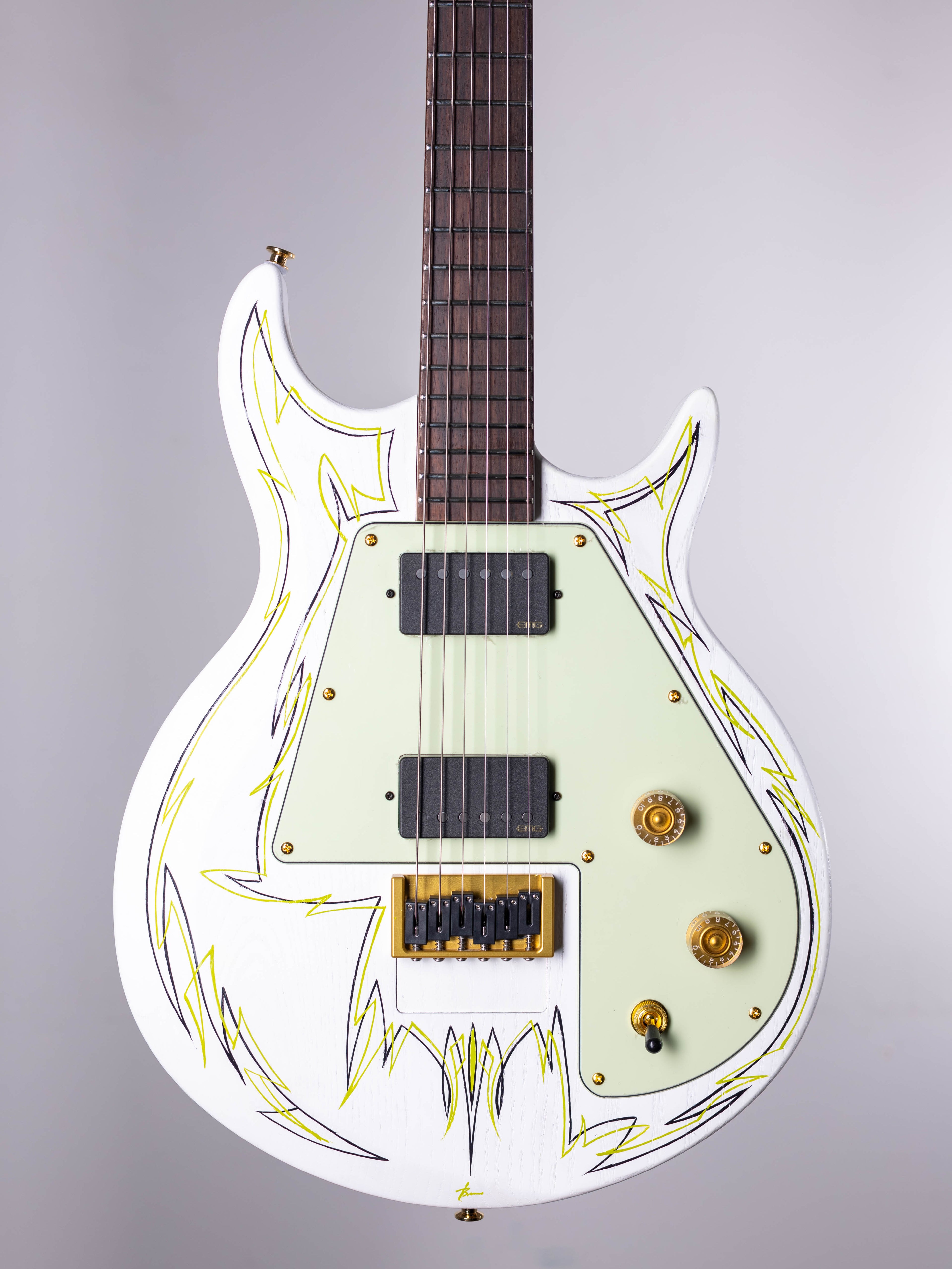 White Pinstripe Gripper