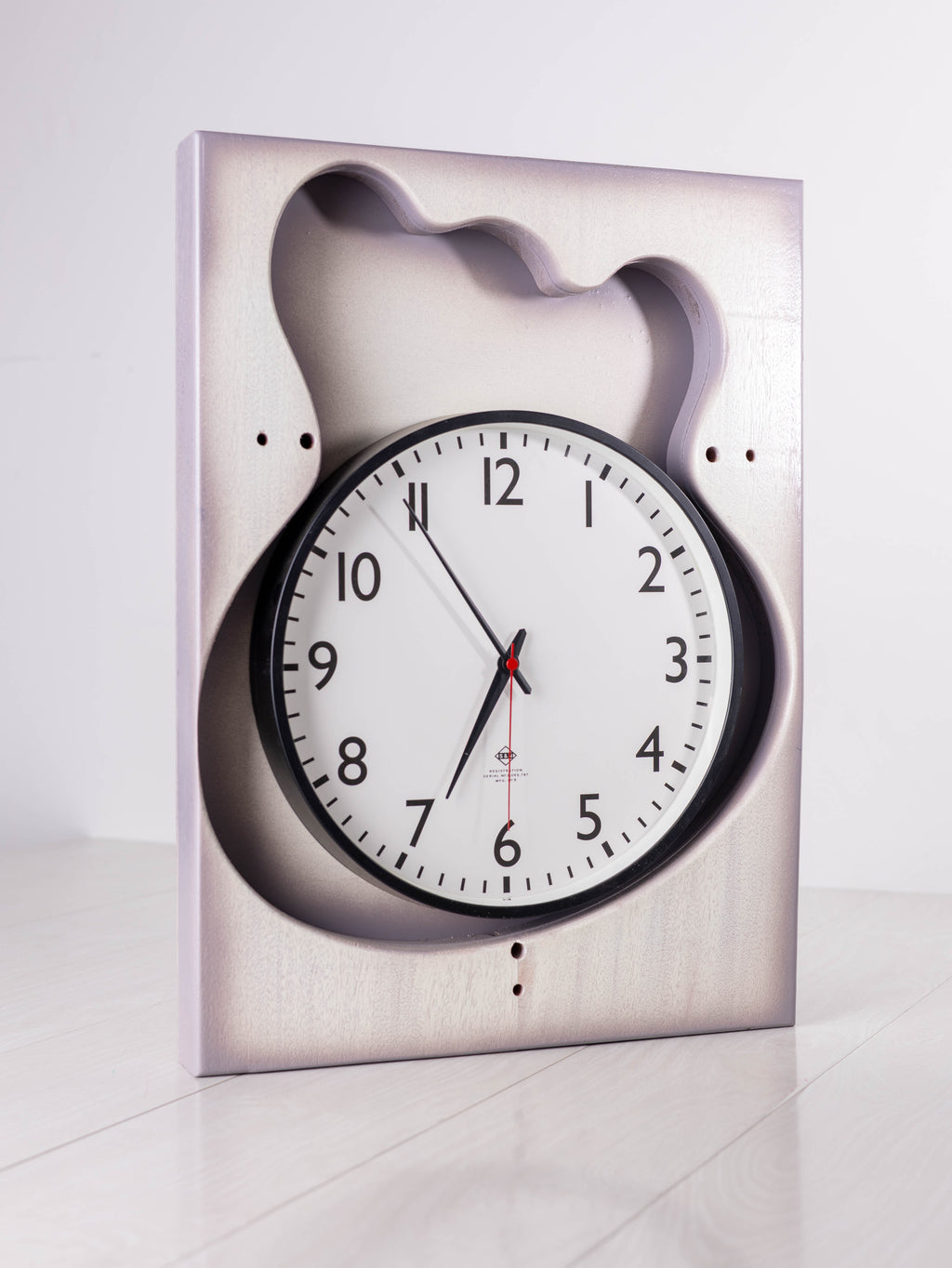 Moth Wing Ash Guitar Body Clock