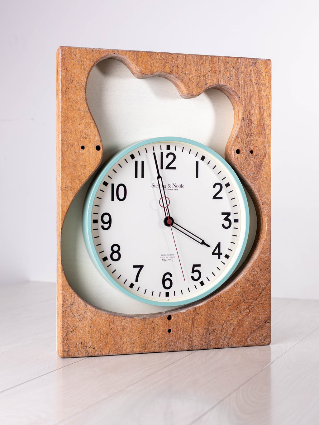 Mahogany Guitar Body Clock